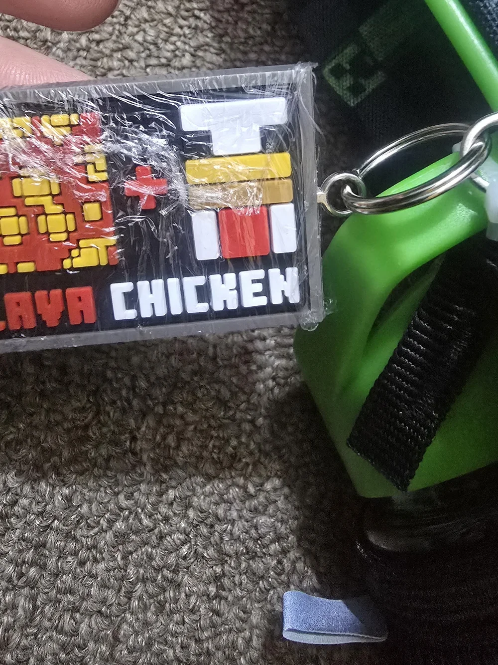 Minecraft Green Backpack and Lunch Bag Set
